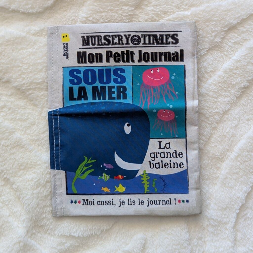 Livre En Tissu Pour Bébé Avec Papier Sonore - Jouet D'éveil Sensoriel, Lavable, Premier Livre D'interaction