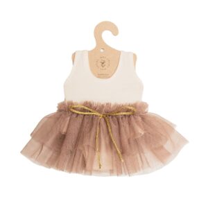 Robe poupée | Ballet taupe 1 ensemble poupée ROBE PEANUT - Mrs Ertha