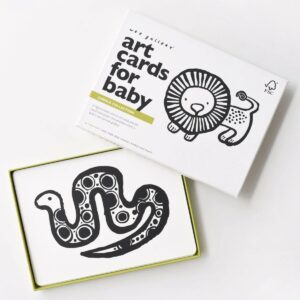 6 Cartes imagier noir et blanc | Animaux de la jungle 1 6 cartes imagier bébé noir et blanc animaux de la jungle - Wee gallery