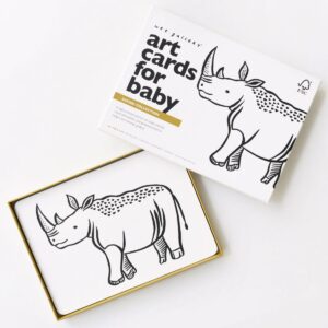 6 Cartes imagier noir et blanc | Animaux de la savane 1 6 cartes imagier bébé noir et blanc animaux de la savane - Wee gallery