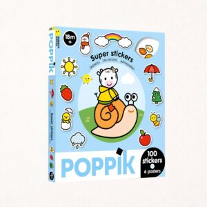 6 posters + 100 stickers | Les saisons 2 6 posters + 100 stickers Les animaux - Poppik