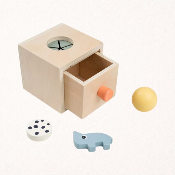 Boite cache-cache en bois pour bébé Ozzo - Done by deer