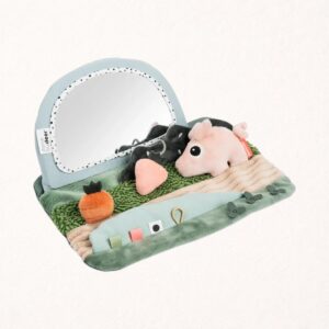 Miroir d’éveil Tummy time | Tiny Farm 1 miroir d'éveil bébé tummy time Tiny farm - Done by deer