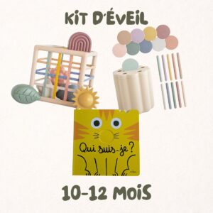 Kit d'éveil | Je comprends 1 Kit d'éveil bébé Je comprend 10-12 mois - coffret cadeau bébé happy nounette