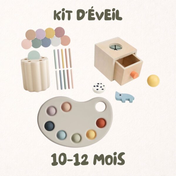 kit d'éveil je comprend 10-12 mois coffret cadeau pour bébé 10 à 12 mois