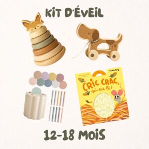 Kit d'éveil | Je fais seul 1 kit d'éveil je fais seul 12-18 mois coffret cadeau pour bébé 12 à 18 mois