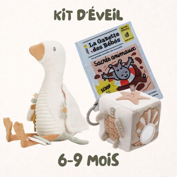 Kit d'éveil bébé J'explore 6-9 mois - coffret cadeau bébé happy nounette