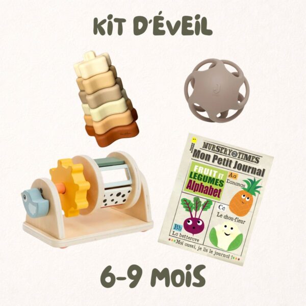 kit d'éveil sensoriel 6-9 mois coffret cadeau pour bébé 6 à 9 mois