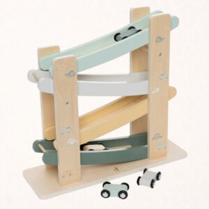 Circuit voitures en bois | On The Go 1 circuit de voiture en bois pour bébé On the go - Jollein
