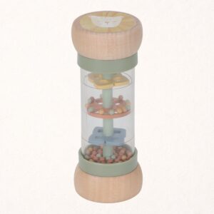 Hochet de pluie en bois FSC | Safari Friends 1 Hochet de pluie en bois FSC Safari Friends - Little Dutch