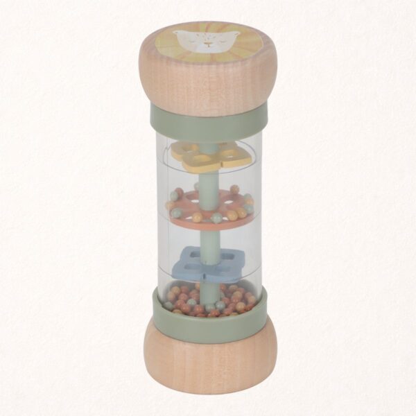 Hochet de pluie en bois FSC Safari Friends - Little Dutch