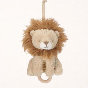 Peluche musicale | Lion Safari Friends 1 peluche musicale Lion pour bébé - Safari Friends - Little Dutch